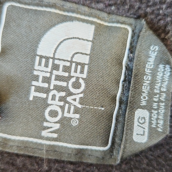 Vtg North Face Women's sz L  Polartec Fleece Full Zip‎ Jacket Black - Picture 6 of 16